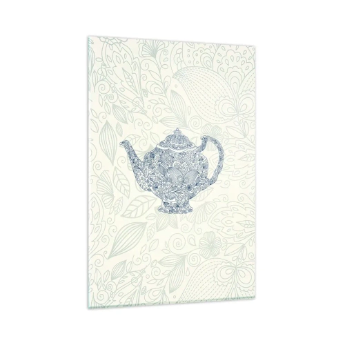 Tablou pe sticlă - Farmecul ceaiului - 80x120 cm