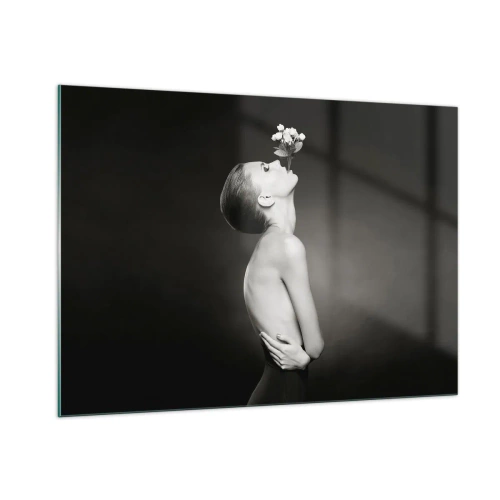 Tablou pe sticlă - Eleganță excentrică - 100x70 cm