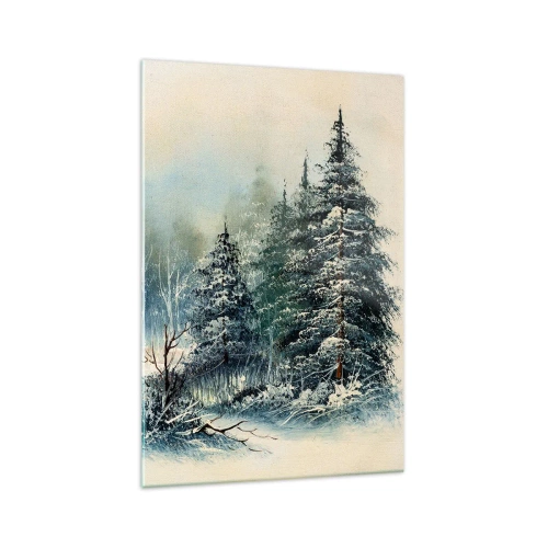 Tablou pe sticlă - Gata pentru Crăciun - 70x100 cm