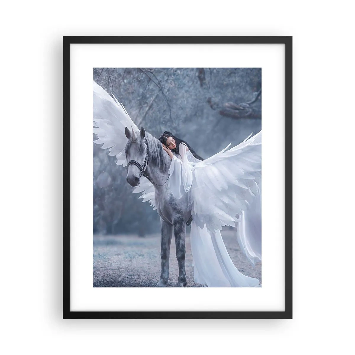 Poster în ramă neagră - Moment inspirat - 40x50 cm