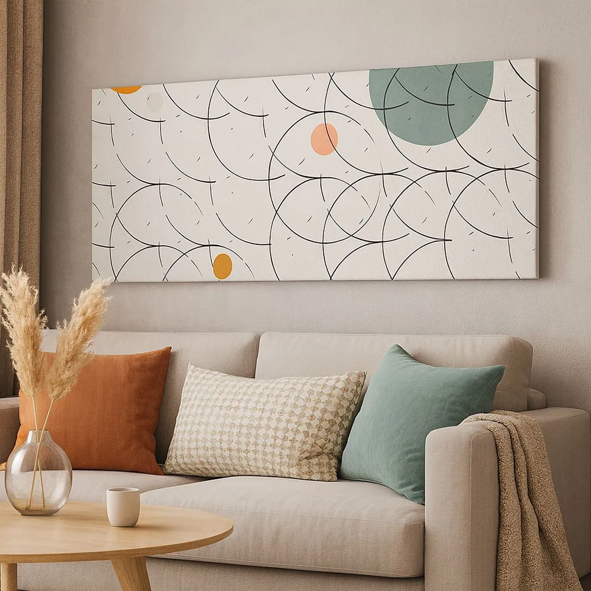 Tablou pe pânză - În spiritul pop-art - 100x40 cm