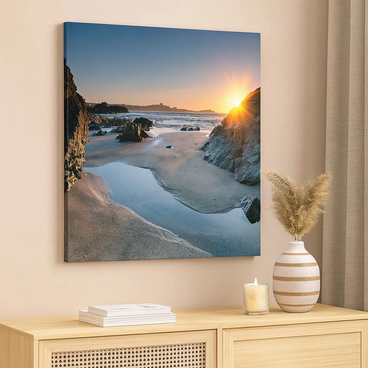 Tablou pe pânză - Neatinse de mâna omului - 30x30 cm