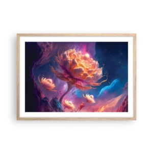 Poster în ramă de stejar deschis - O altă lume - 70x50 cm
