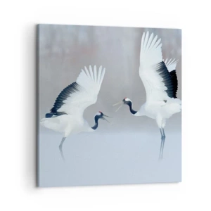 Tablou pe pânză - Dansând în ceață - 60x60 cm