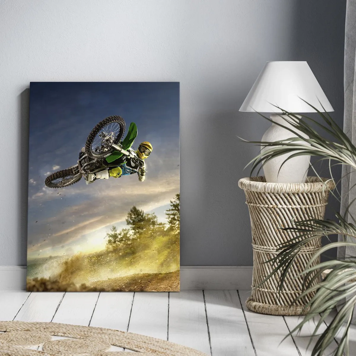 Tablou pe pânză - Porniți emoțiile! - 45x80 cm