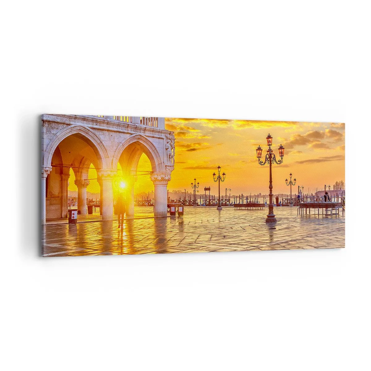 Tablou pe pânză - Unde este toată lumea? - 100x40 cm