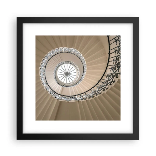 Poster în ramă neagră - În interiorul cochiliei - 30x30 cm