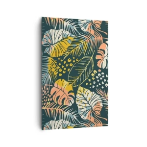 Tablou pe pânză - Fantezie cu frunze - 80x120 cm