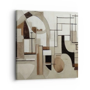 Tablou pe pânză - Peisaj urban 2.0 - 30x30 cm