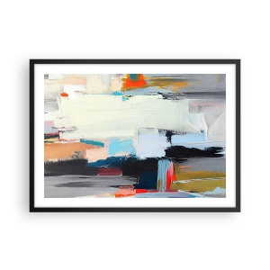 Poster în ramă neagră - Există o metodă? - 70x50 cm