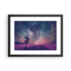 Poster în ramă neagră - Sub un cer magic - 40x30 cm