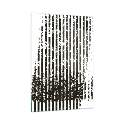 Tablou pe sticlă - Ritm și zgomot - 50x70 cm
