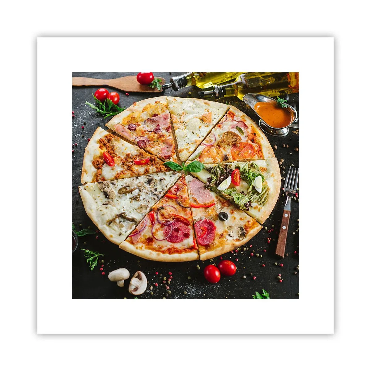 Poster - Un evantai de arome - 30x30 cm