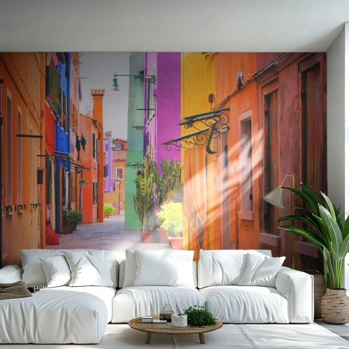 Tapet Premium Sand - Aleea curcubeului - Oraș, Veneția, Arhitectură - 100x70 cm