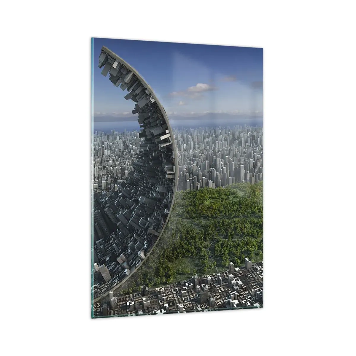 Tablou pe sticlă - Natura este eternă - 80x120 cm