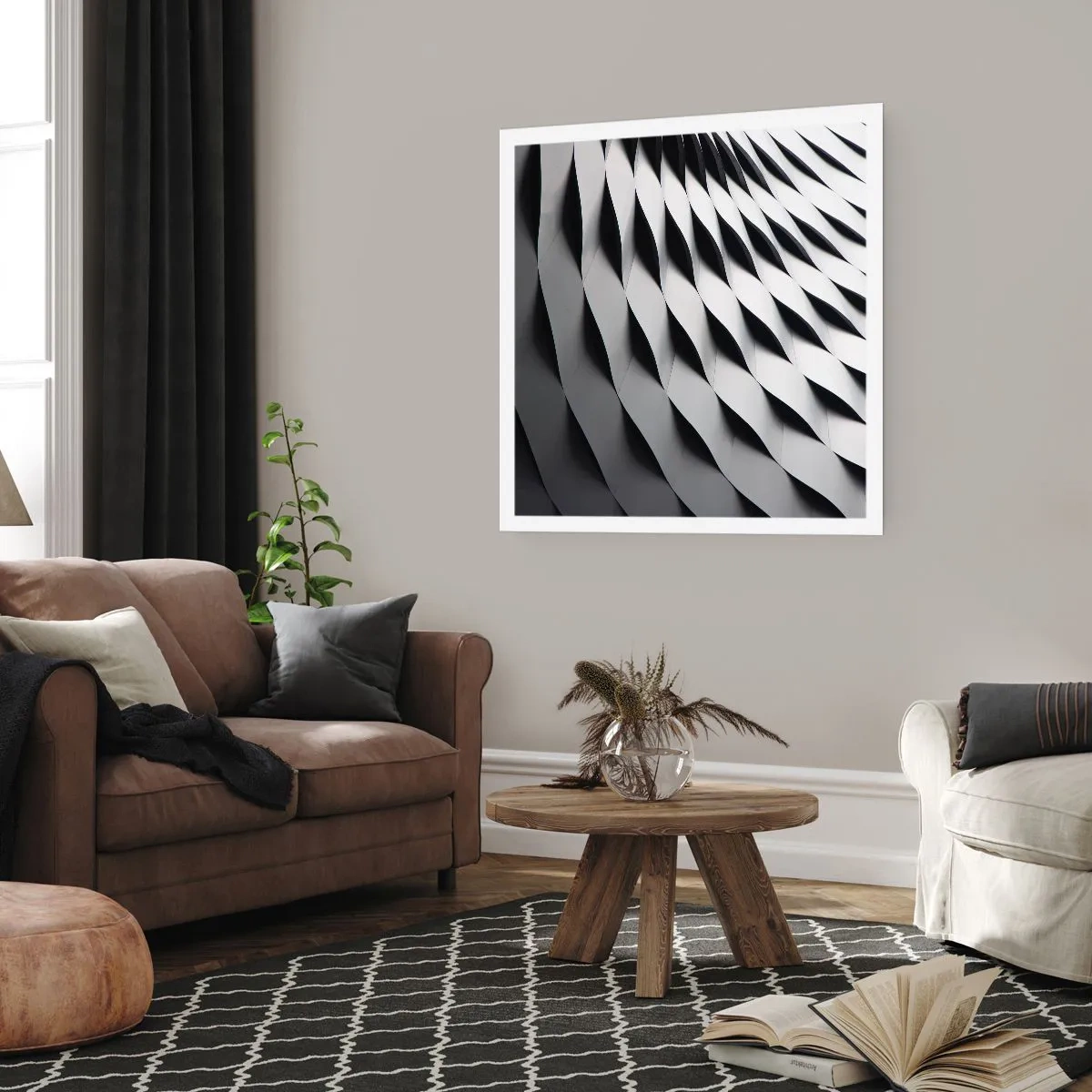 Poster - Pe suprafața valurilor - 30x30 cm