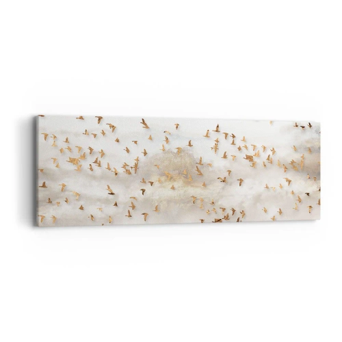 Tablou pe pânză - A sosit timpul... - 90x30 cm