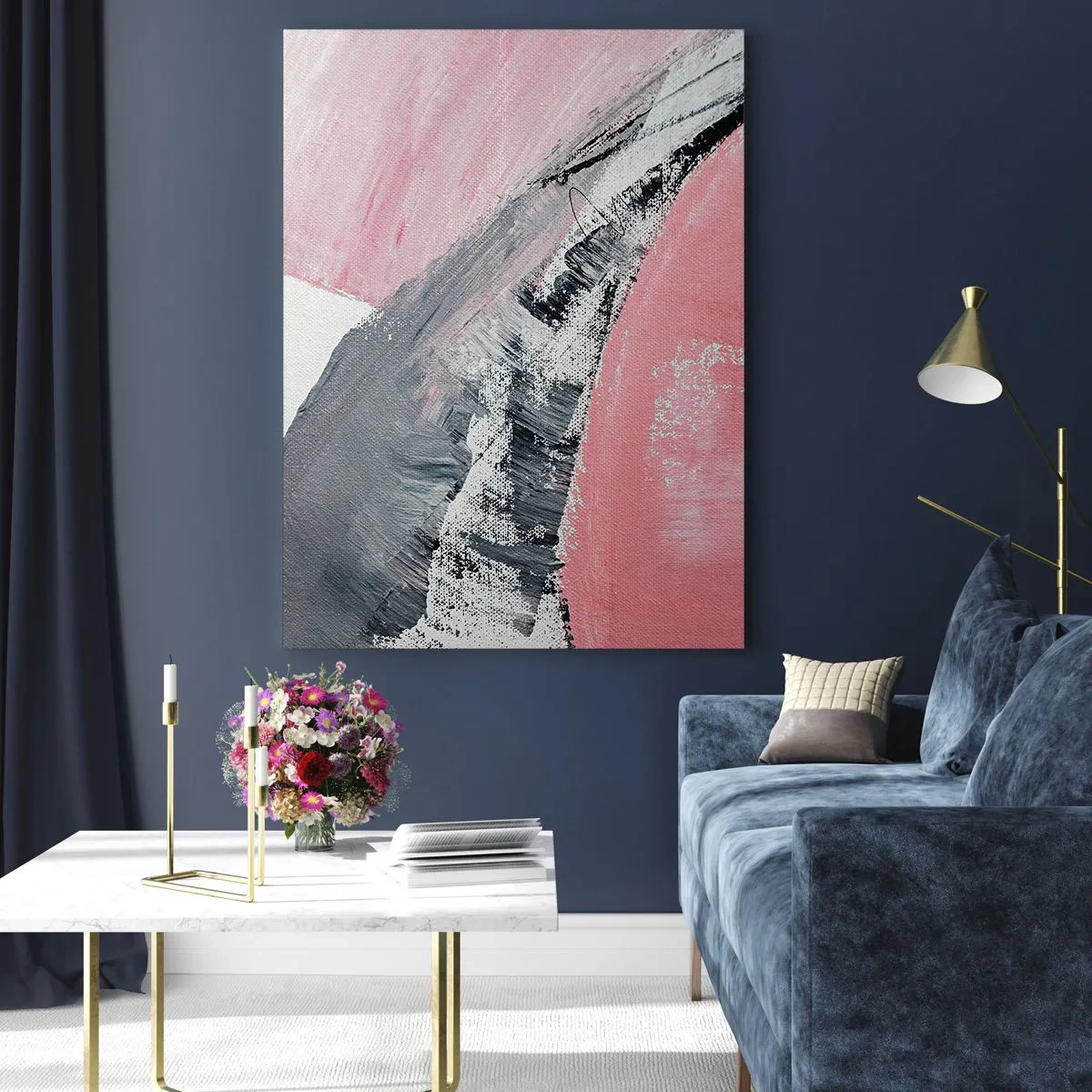 Tablou pe sticlă - Compoziție adaptată - 70x100 cm