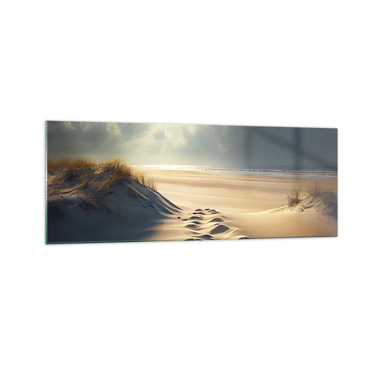 Tablou pe sticlă - Peisaj liniștitor - 140x50 cm