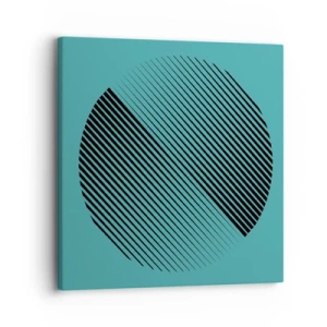 Tablou pe pânză - Cercul - o variație geometrică - 30x30 cm