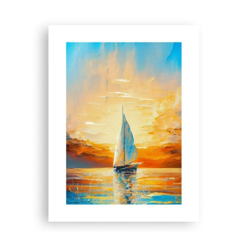 Poster - Navigare prin aur - 30x40 cm