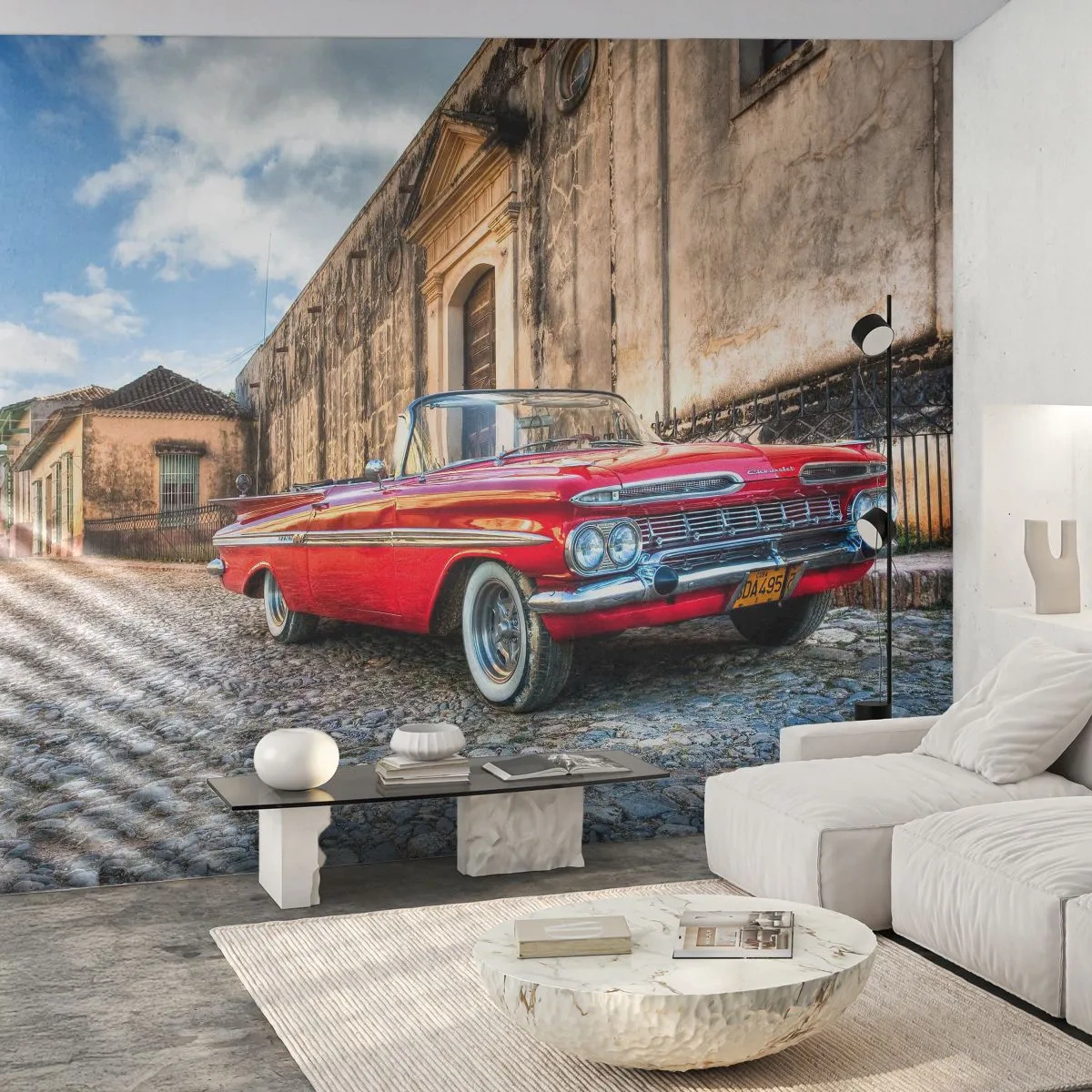 Tapet Premium Canvas - Emoții cubaneze - Automobile, Mașină, Cuba - 250x175 cm