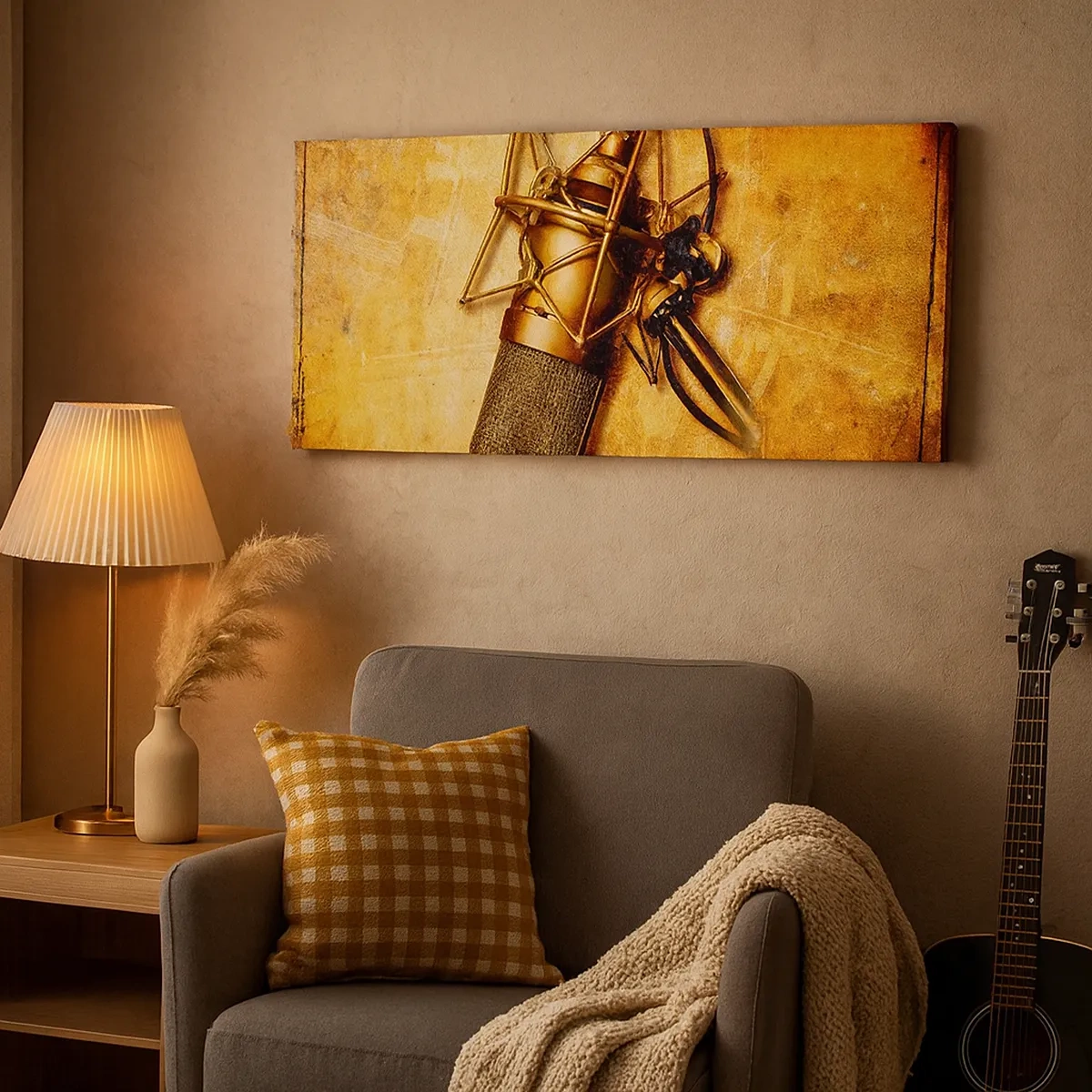 Tablou pe pânză - Anii de aur ai radioului - 30x30 cm