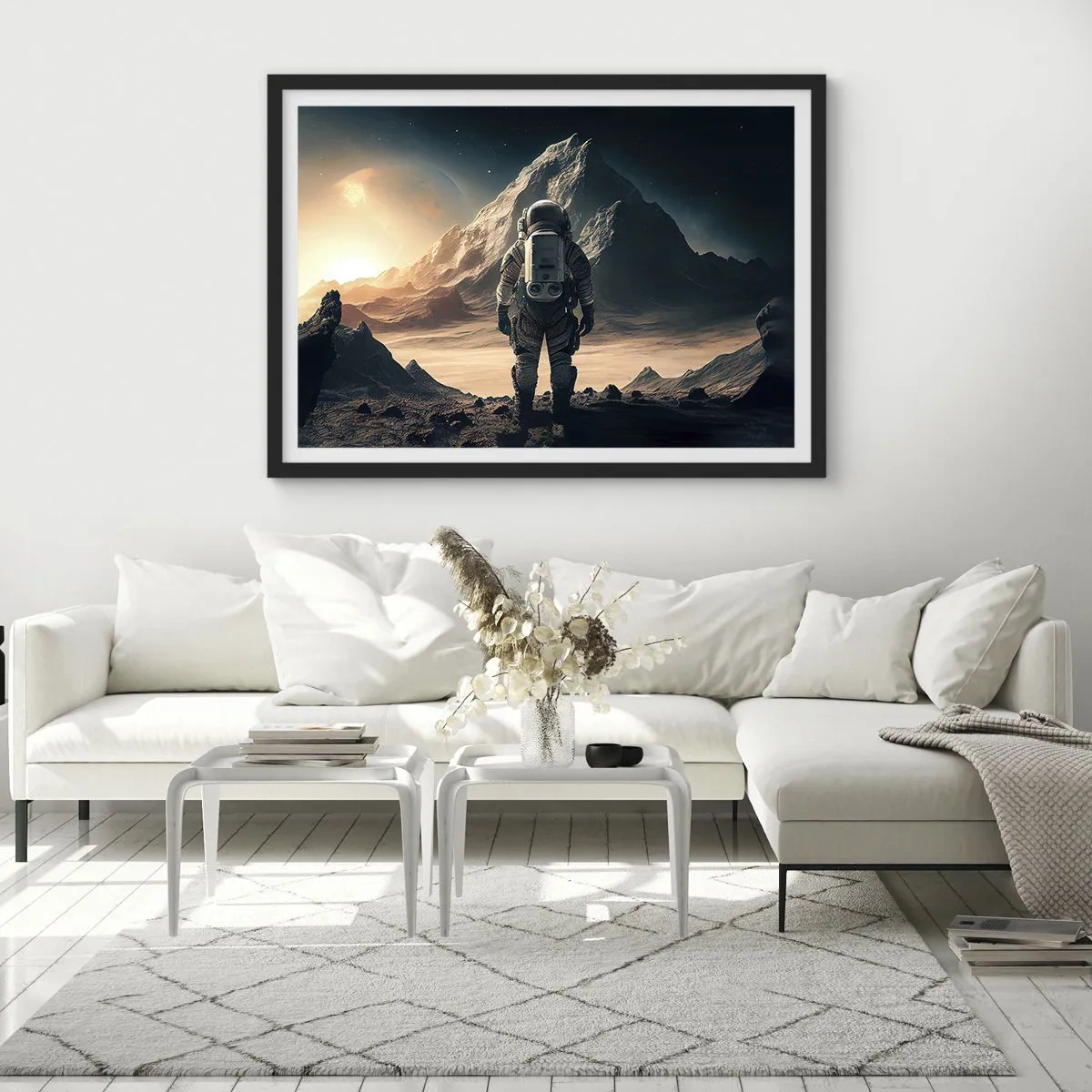 Poster în ramă neagră - O nouă provocare - 40x30 cm