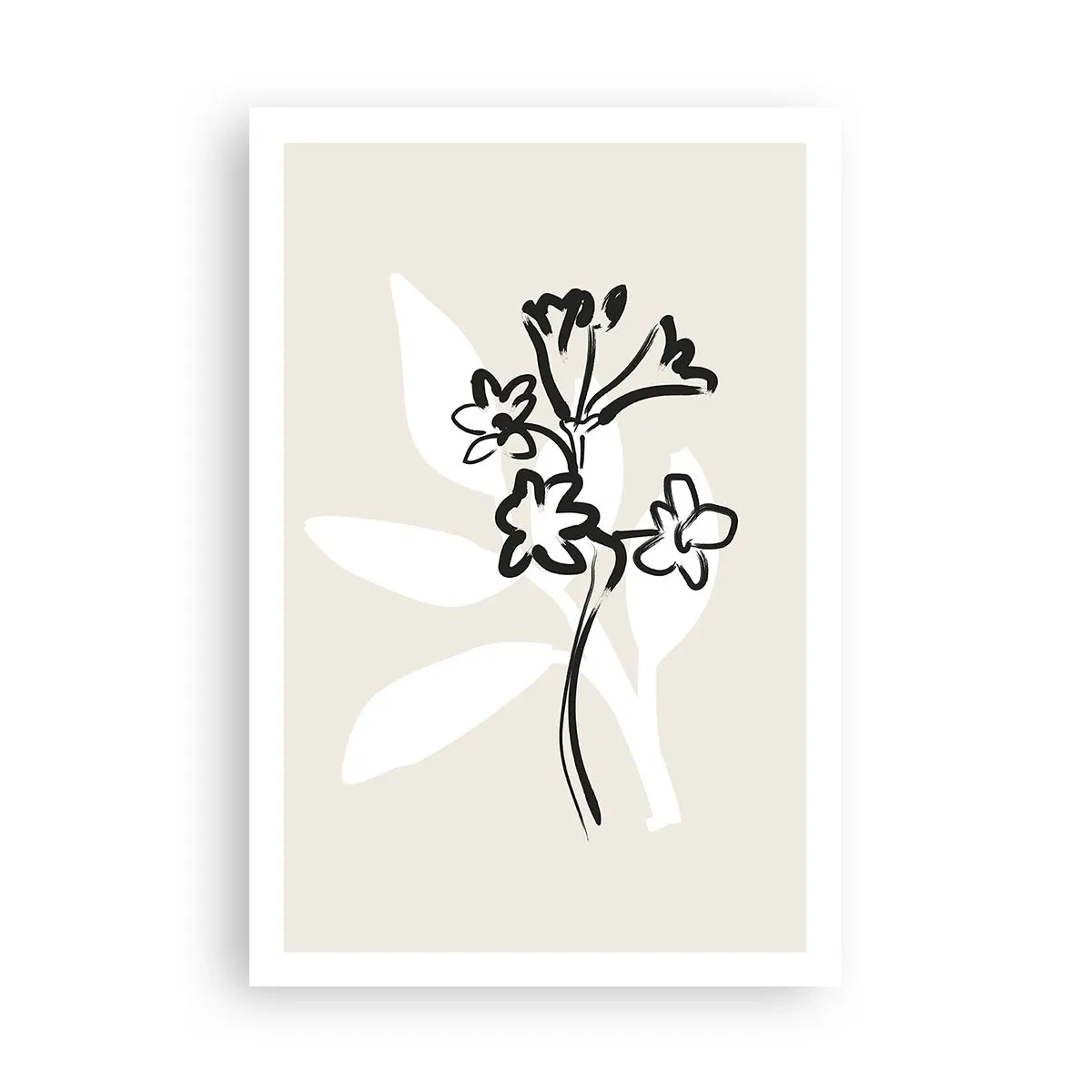 Poster - Schiță pentru ierbar - 61x91 cm