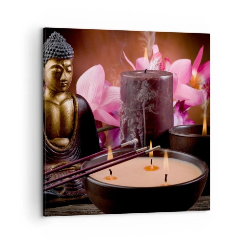 Tablou pe pânză - Eliberați mintea, calmați corpul - 50x50 cm