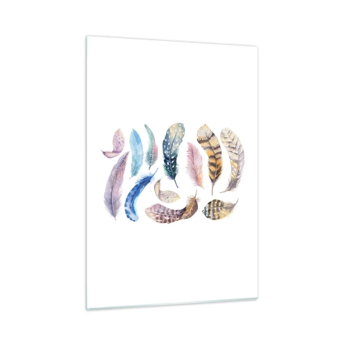 Tablou pe sticlă - Ușoare și colorate - 50x70 cm