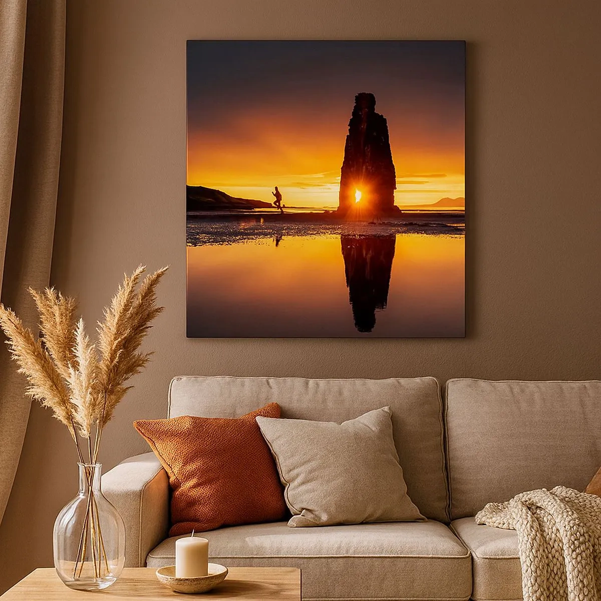 Tablou pe pânză - Doar tu și natura - 30x30 cm