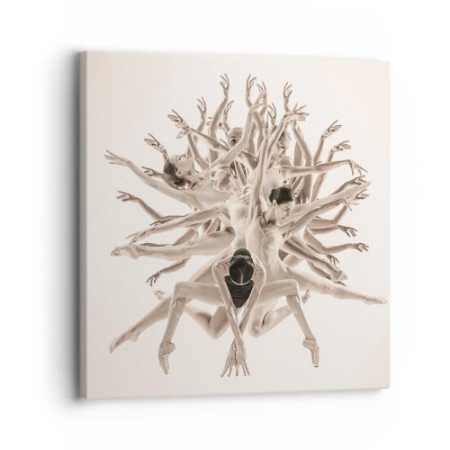 Tablou pe pânză - Înflorirea în dans - 30x30 cm