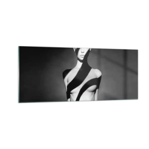 Tablou pe sticlă - La strălucire și la umbră - 100x40 cm