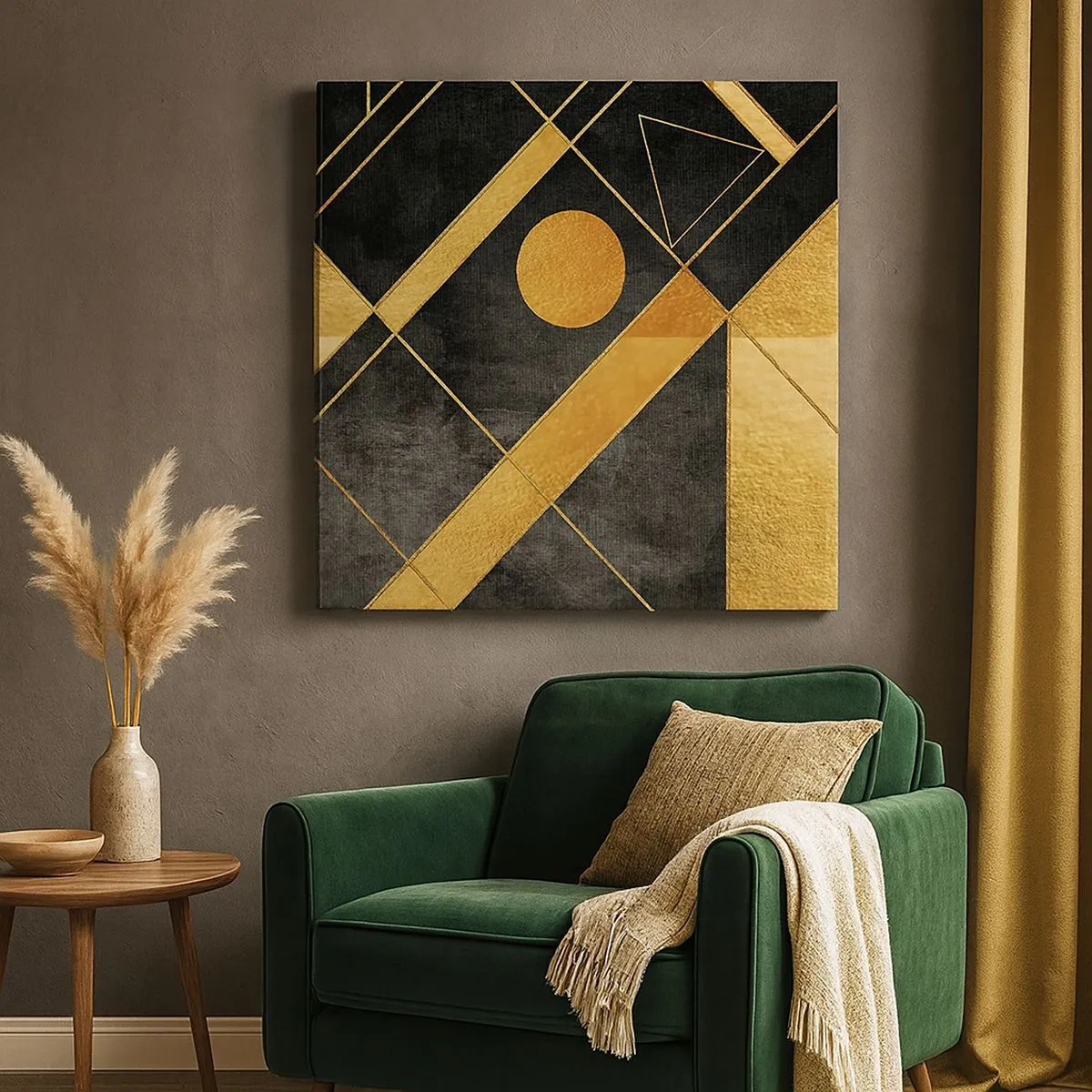 Tablou pe pânză - Soarele deșertului - 30x30 cm