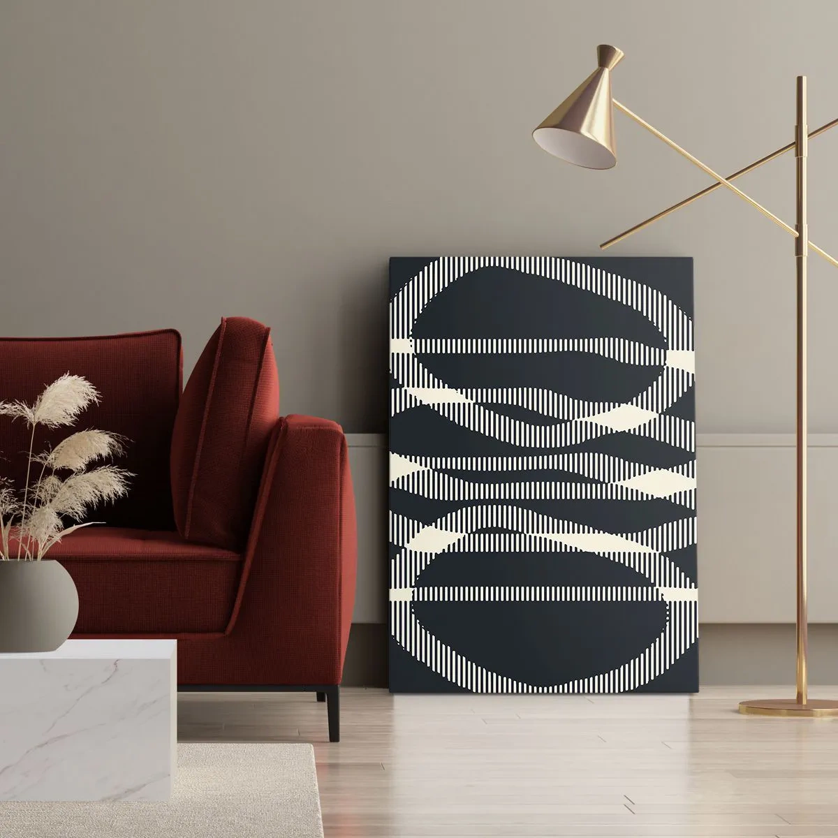 Tablou pe pânză - Încercare de străpungere a întunericului - 50x70 cm