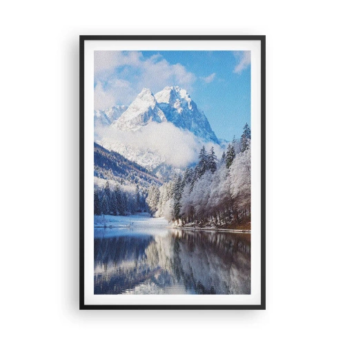 Poster în ramă neagră - Veghe de zăpadă - 61x91 cm