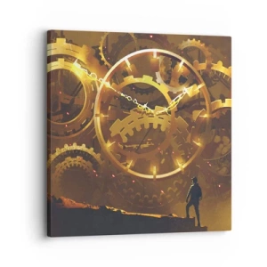 Tablou pe pânză - La sursa timpului - 30x30 cm