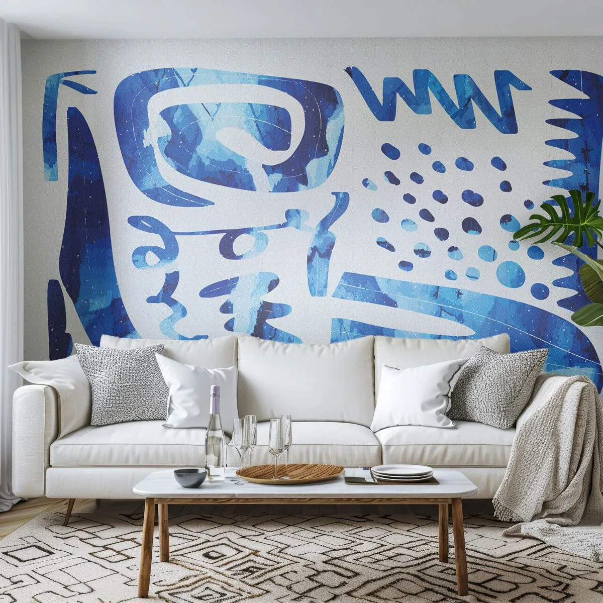 Tapet Premium Sand - Înapoi la rădăcini - Boho, Abstracția, Minimalist - 350x256 cm