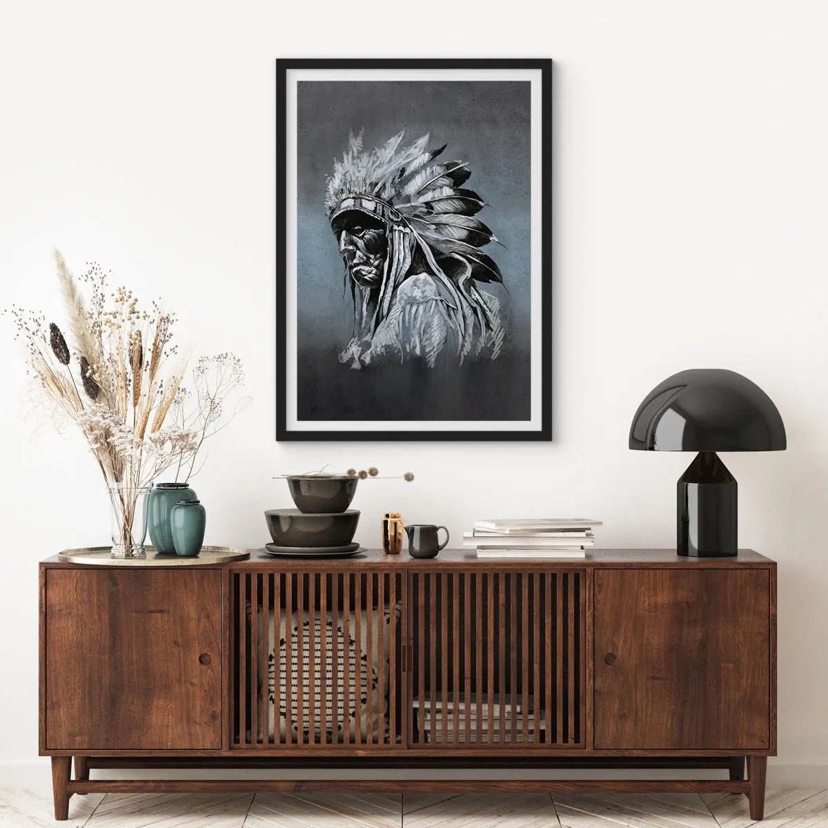 Poster în ramă neagră - Înapoi la rădăcini - 61x91 cm