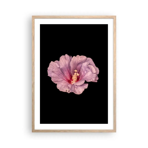 Poster în ramă de stejar deschis - Direct la inimă - 50x70 cm