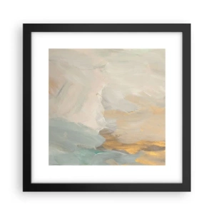 Poster în ramă neagră - Abstracție - lumea blândeții - 30x30 cm