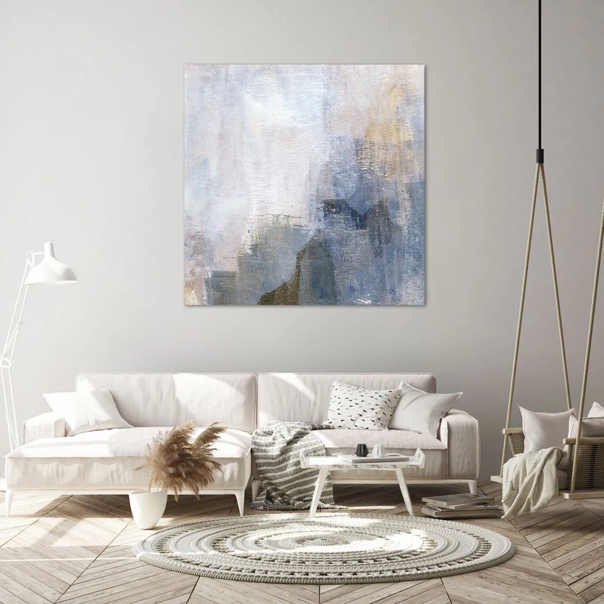 Tablou pe pânză - Tonuri  și acorduri de culoare - 70x70 cm