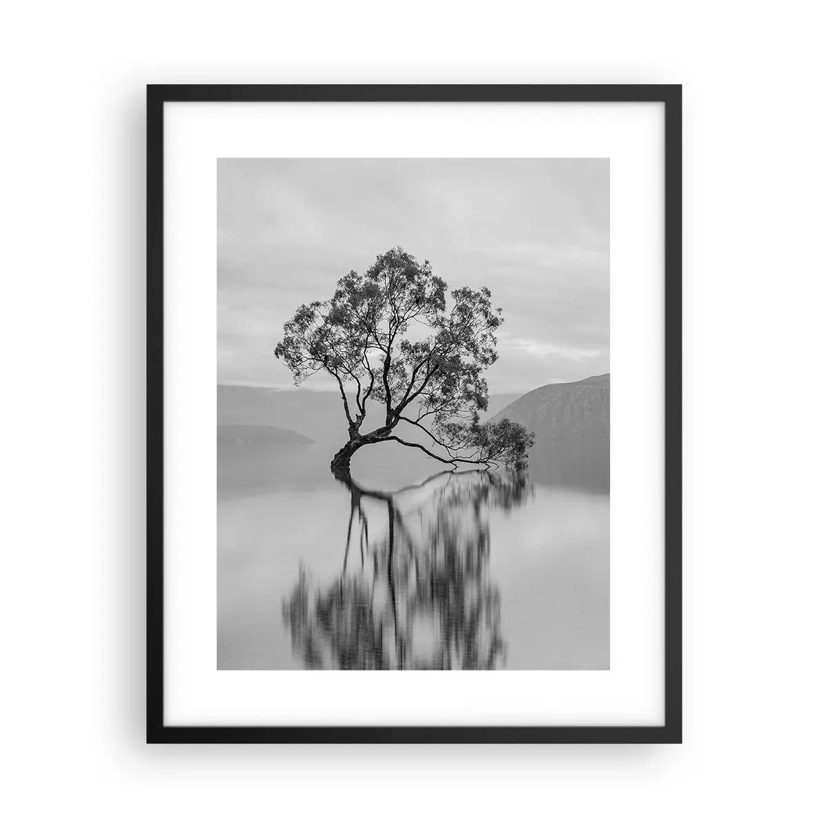 Poster în ramă neagră - Există o țară - 40x50 cm