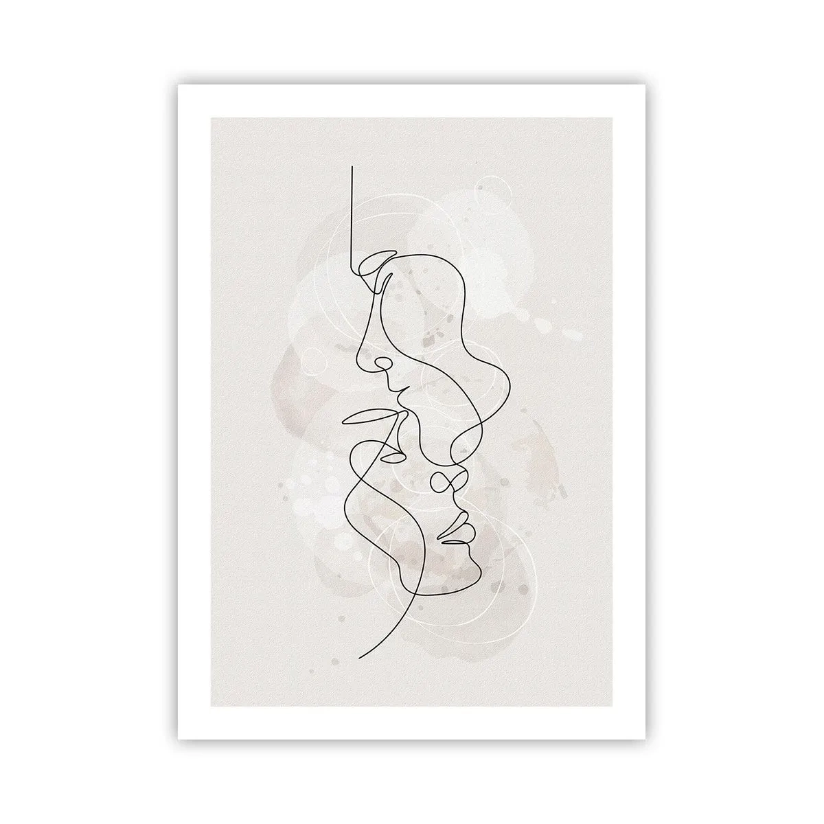 Poster - Încurcați într-o îmbrățișare - 50x70 cm