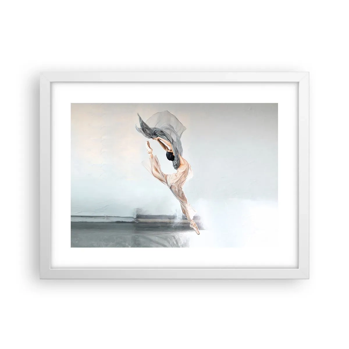 Poster în ramă albă - În exaltare de dans - 40x30 cm