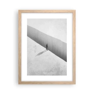 Poster în ramă de stejar deschis - Obiectiv clar - 30x40 cm