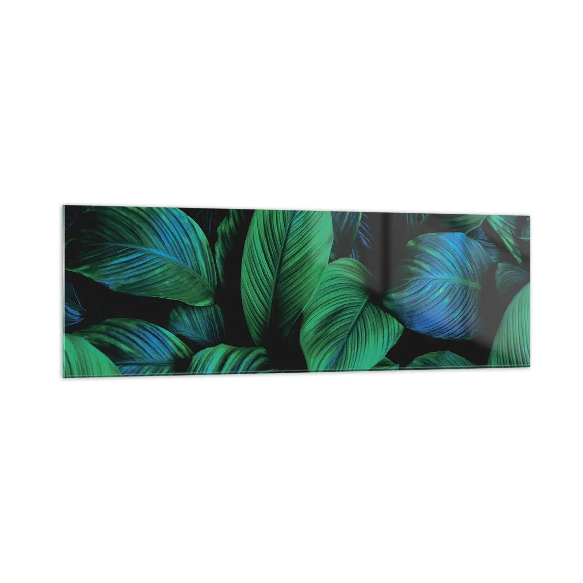 Tablou pe sticlă - Traficul verde - 160x50 cm