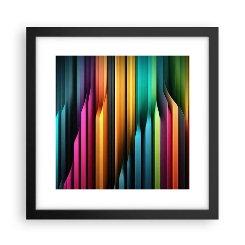 Poster în ramă neagră - Orgă de lumină - 30x30 cm