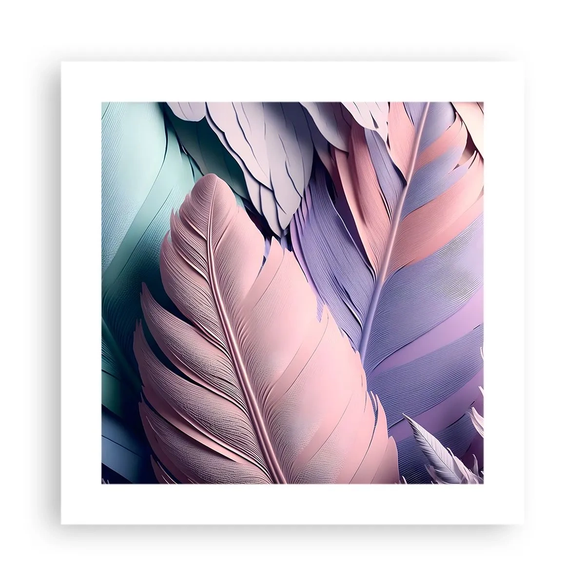 Poster - Eleganța păsărilor - 40x40 cm